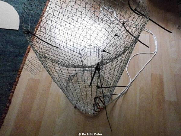 Complete trap for American crayfish