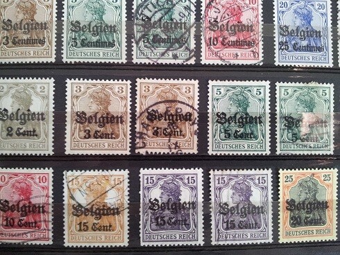 Occupation stamps